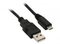 InLine USB-Kabel USB M bis Micro-USB Typ B M 1.8 m Schwarz (31718)