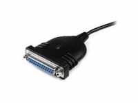 StarTech.com USB auf Parallel Adapter Kabel 1,8m Centronics / DB25/ IEEE1284