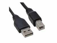 InLine USB-Kabel USB M bis Typ B M 5 m Schwarz (34555X)
