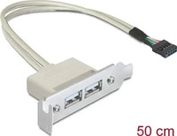 DeLock 83119, Delock Slot bracket USB-Kabel USB Typ A 4-polig W (83119)