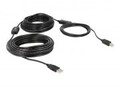 Delock USB-Kabel USB Type B M bis M 2.0 20 m aktiv (83557)