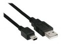 InLine USB-Kabel USB M bis Mini-USB Typ B M 2.0 50 cm Schwarz (33107K)
