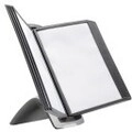 Durable SHERPA STYLE TABLE Displaytafelsystem Desktop 10 F&auml;cher f&uuml;r A4 Schwarz