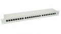InLine Patch Panel RJ-45 X 24 Hellgrau RAL 7035 1U 48,3 cm 19 " Patch-Panel Grau