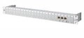 METZ CONNECT E-DAT modul 24x8 Patch Panel Hellgrau RAL 7035 1U 48,3 cm 19 " 24 Ports