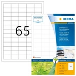 HERMA 10725, HERMA Etikett-ILK 38.1x21.2mm wei&szlig; matt Recycling Packung 5200