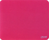 inline 55456R, InLine Mauspad 22 cm x 18 cm Rot (55456R)
