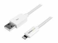StarTech.com 2m White Apple 8-pin Lightning to USB Cable for iPhone iPad