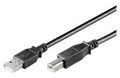 Goobay Kabel USB 2.0 A->B S/S 1.8m Digital/Daten 1,8 m Schwarz (93596)