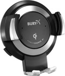 Bury 01.1888.000A, Bury PowerCharge Qi 5 Watt universeller Smartphonehalter Silber
