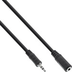 inline 99935, InLine Audioverl&auml;ngerungskabel Stereo Mini-Klinkenstecker W bis M 5 m