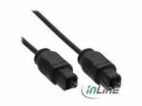 InLine OPTO Digitales Audio-Kabel optisch TOSLINK M bis M 15 m Glasfaser Schwarz