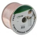 InLine Lautsprecherkabel 2.5 mm&sup2; ohne Stecker bis 50 m durchsichtig (98350T)