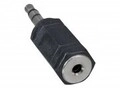 InLine Audio-Adapter Stereo Mini-Klinkenstecker M bis Mikro-Stecker W Schwarz (99309)