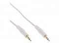 InLine Audiokabel Stereo Mini-Klinkenstecker M bis M 10 m wei&szlig; (99940W)