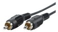 VALUE Secomp Videokabel RCA M bis M 2.5 m abgeschirmt Schwarz (11.99.4332)