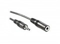 VALUE Secomp Audiokabel Stereo Mini-Klinkenstecker M bis W 3 m Schwarz (11.99.4353)