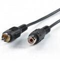 VALUE Secomp Videoverl&auml;ngerungskabel RCA M bis W 10 m abgeschirmt Schwarz