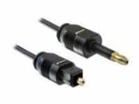 Delock Digitales Audio-Kabel optisch TOSLINK männlich bis Mini-TOSLINK 2 m Schwarz