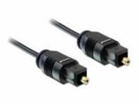 Delock Digitales Audio-Kabel optisch TOSLINK M bis M 1 m Schwarz (82879)