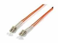 equip Patch-Kabel LC Multi-Mode M bis M 5 m Glasfaser 50/125 Mikrometer orange