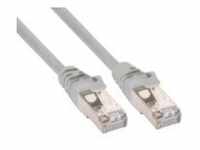 InLine Patch-Kabel RJ-45 M bis M 2 m FTP CAT 5e geformt Grau (72502L)