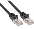 InLine Crossover-Kabel RJ-45 M bis M 1 m SFTP CAT 6 Schwarz (73601X)