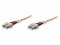 IC Intracom Intellinet Patch-Kabel SC multi-mode M bis M 1 m Glasfaser 62,5/125