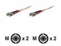 Intellinet Patch-Kabel ST multi-mode M bis M 2 m Glasfaser 62,5/125 Mikrometer...