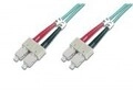DIGITUS LWL Multimode Patchkabel OM4 SC / bis multi-mode M 1 m Glasfaser 50/125