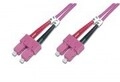 DIGITUS Professional Patch-Kabel SC multi-mode M bis M 2 m Glasfaser 50/125