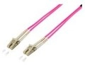 equip LC/L 50/125m 2.0m 2m LC Violett Glasfaserkabel Optical Fiber Patch Cord OM4