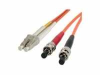 StarTech.com 3m Fiber Optic Cable Multimode Duplex 62.5/125 LSZH LC/ST Patch-Kabel LC