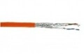 InLine Bulkkabel 100 m SFTP PiMF CAT 7a halogenfrei orange (70100I)