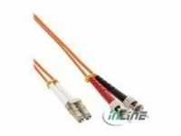 InLine Patch-Kabel LC Multi-Mode M bis ST multi-mode M 15 m Glasfaser 50/125