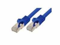 ShiverPeaks TP-Patchkabel S/FTP PIMF Rohkabel Cat.7 blau 30.0m halogenfrei Kabel