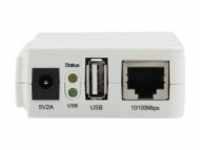 StarTech.com 1 Port USB WLAN N 802.11 b/g/n Printserver mit 10/100 Mb/s Ethernet