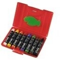 Pelikan 665/8 WF Farbstift Wachs verschiedene Farben Packung mit 8 Wachsmalstifte