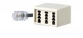 METZ CONNECT Telefonadapter RJ-45 M bis TAE-NFN W 10 cm (130450440101-E)