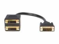 StarTech.com 1 ft DVI-D to 2x Digital Video Splitter Cable M/F Video-Verteiler Dual