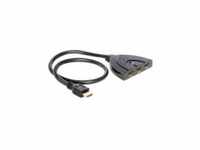 Delock HDMI 3 - 1 Switch bidirectional - Video-/Audio-Splitter (87619)