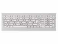 Cherry Desktop DW 8000[CH] Wireless silver/white Tastatur Silber Weiß...