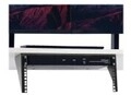 StarTech.com 4 HE 19 Zoll vertikales Wandmontage Rack Schwarz vertikale Halterung aus