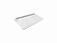 Logitech Multi-Device K480 Tastatur Bluetooth Deutsch weiß (920-006351)