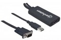 Manhattan VGA and USB to HDMI Converter Videokonverter (152426)