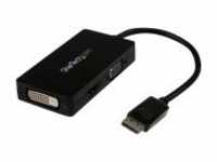 StarTech.com 3-in1 DispalyPort auf HDMI / DVI / VGA Adapter / Konverter Schwarz