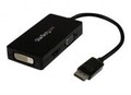 StarTech.com 3-in1 DispalyPort auf HDMI / DVI / VGA Adapter / Konverter Schwarz