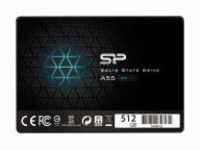 Silicon Power SSD 512 GB 2.5 " SATAIII A55 7mm Full Cap Bl Solid State Disk 2,5 " 512