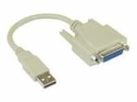 InLine USB-Kabel USB M bis DB-15 W 15-polig (33101)