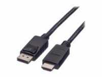 ROTRONIC-SECOMP Roline Video- / Audiokabel DisplayPort / HDMI M bis M 1.5 m